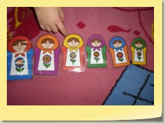 -Οι γνωστές σε όλους ρωσικές  κούκλες  με την παραδοσιακή ρωσική ενδυμασία, μας έδωσαν αφορμή για πολλές δραστηριότητες μαθηματικών και γλώσσας.
